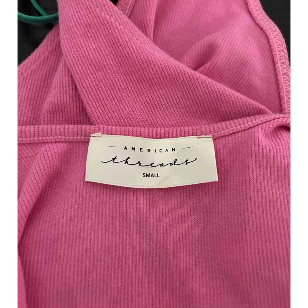 American Threads Pink Ribbed Bodysuit - Picture 3 of 3